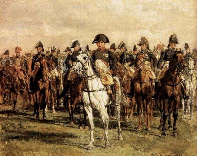 Jean-Louis-Ernest Meissonier Napoleon and his Staff